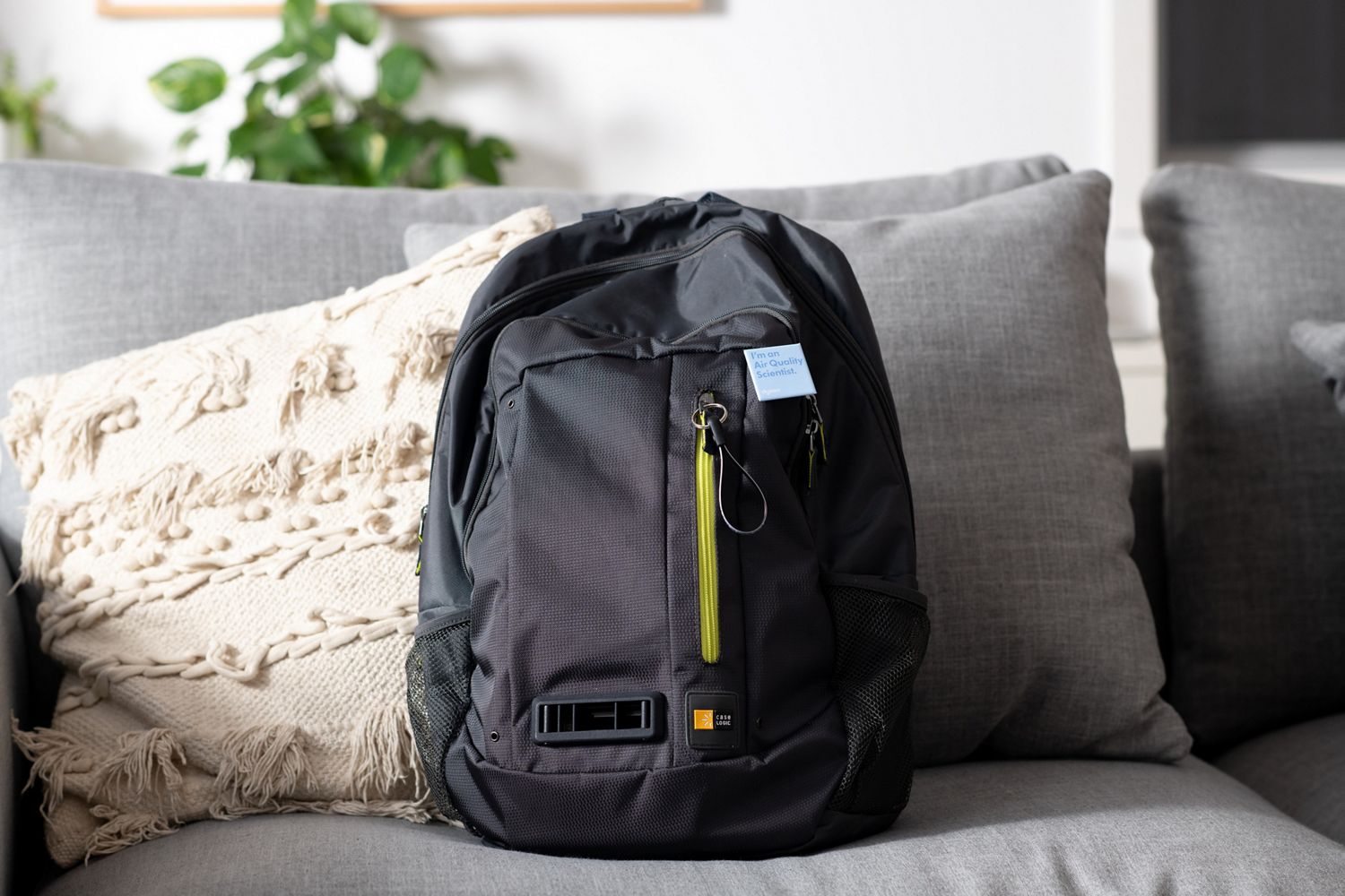 Le Sac à dos qui teste la qualité de l'air